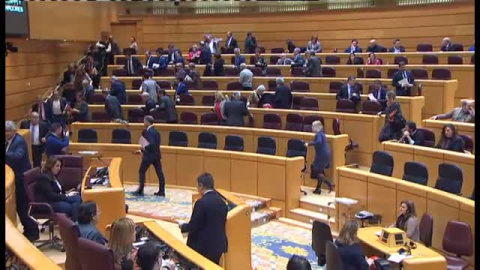 El PSOE abandona el Senado cuando CosidÃ³ toma la palabra