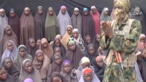 Boko Haram muestra un vídeo en el que aparecen supuestas niñas nigerianas secuestradas.