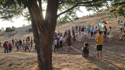 En la imagen, paraje conocido como el Peñon del Colorado, antiguo campo de entrenamiento de la falange y posible fosa común en la que posiblemente descansen los restos del poeta/EFE