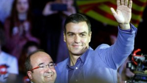 Sánchez cierra la campaña en Barcelona llamando a "romper el muro del bloqueo"