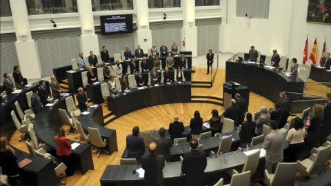 Pleno del Ayuntamiento de Madrid. Archivo EFE