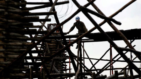 Un obrero de la construcción./ EFE