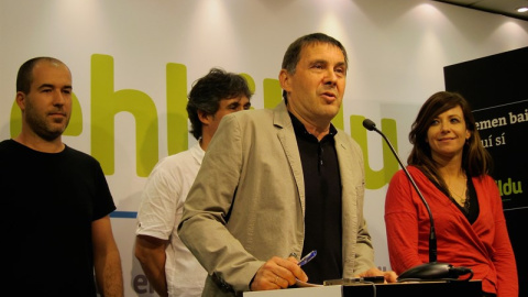 Bildu formaliza su pulso inscribiendo a Arnaldo Otegi como candidato a lehendakari. EUROPA PRESS