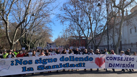 Miles de personas claman por la dignificaciÃ³n de la Sanidad