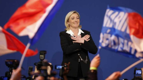 La líder del Frente Nacional francés (FN), Marine Le Pen.- AFP