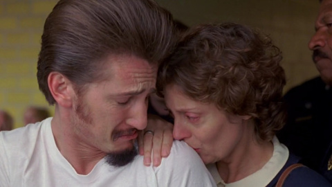 Sean Penn y Susan Sarandon, en el filme 'Pena de muerte', dirigido por Tim Robbins.