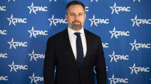 El presidente de VOX, Santiago Abascal, ha participado este viernes en la Conservative Party Action Conference, CPAC.