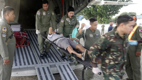 Una veintena de personas han muerto tras dos explosiones en una catedral de Sulo, en el sur de Filipinas.- EFE