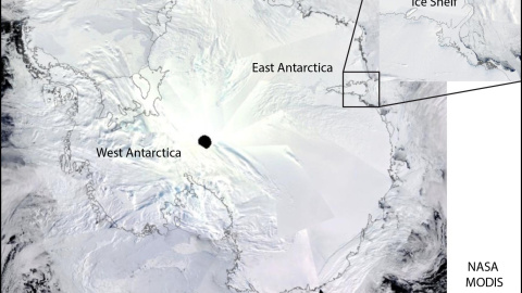 Amery es la tercera plataforma de hielo más grande de la Antártida