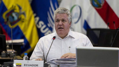 El vicecanciller ecuatoriano, Leonardo Arízaga, cuyo país ejerce actualmente la presidencia protémpore de la Celac. / JOSÉ JÁCOME (EFE)