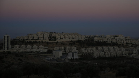 Un asentamiento judío en Har Homa, al este de Jerusalén . / AFP - AHMAD GHARABLI