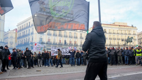 Protestas en la Puerta del Sol./Europa Press