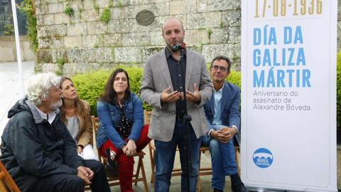 Villares y Beiras, en un acto en Pontevedra hace unos días. EFE/Salvador Sas