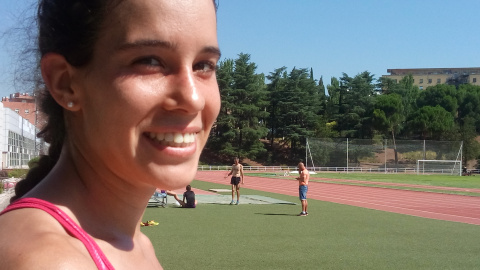 Miriam Casillas en las pistas del INEF de Madrid. /A.V.