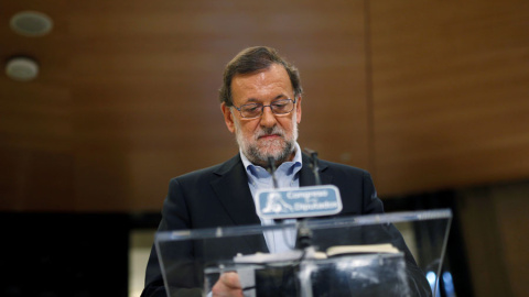 Rajoy, durante su rueda de prensa este jueves. REUTERS/Javier Barbancho