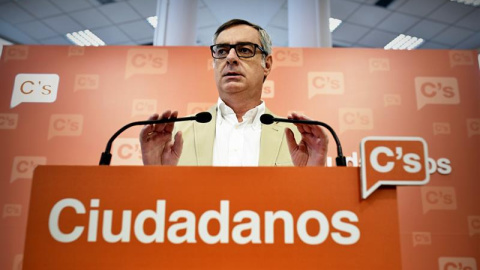 El vicesecretario de Ciudadanos, José Manuel Villegas en rueda de prensa/EFE