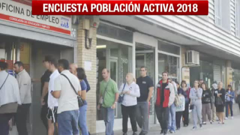 La tasa de paro se sitÃºa en el nivel de hace una dÃ©cada