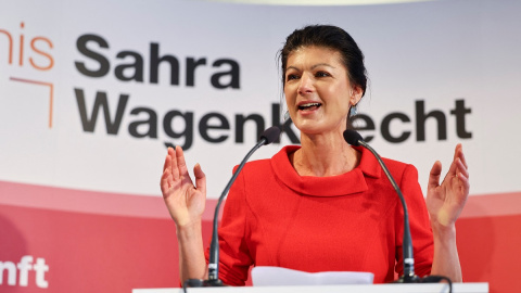 Sahra Wagenknecht, líder del partido Alianza Sahra Wagenknecht (BSW), en una foto de archivo