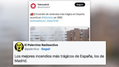 "Si no es el protagonista se aburre": críticas a una noticia de Telemadrid tras el incendio en València