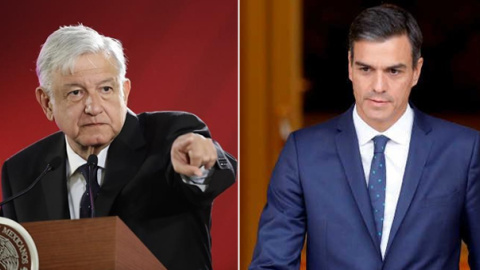 Andrés Manuel López Obrador y Pedro Sánchez