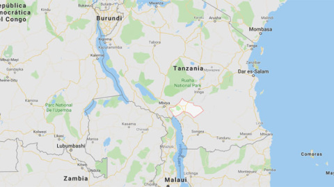 Los crímenes tuvieron lugar en la región de Njombe, en el suroeste de Tanzania. / GOOGLE MAPS