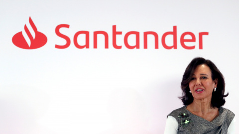 La presidenta de Banco Santander, Ana Patricia Botin durante la presentación de los resultados anuales de la entidad. REUTERS/Sergio Perez