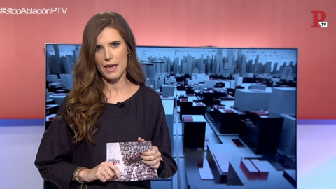 Nuria Martínez en el informativo del 30 de enero de 2019.