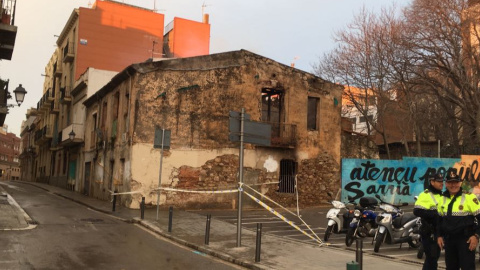 L'Ateneu Popular de Sarrià, després de l'incendi. @APSarrià