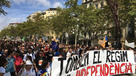 La independencia catalana sigue en la lista de los principales problemas en España./Europa Press