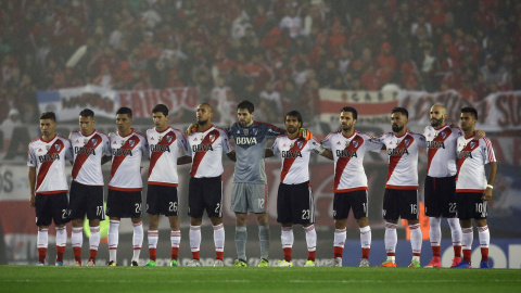 Jugadores del River Plate. REUTERS