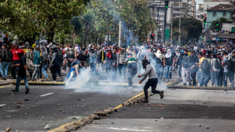 Manifestantes en Quito. / Europa Press -  Juan Diego Montenegro