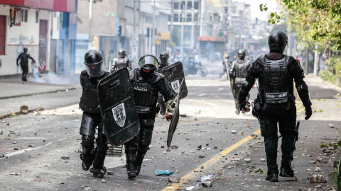 Los agentes vigilan las calles de Quito. / Europa Press -  Juan Diego Montenegro