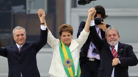 Fotografía de enero de 2011, cuando Michel Temer era el vicepresidente de Dilma Rousseff. - REUTERS