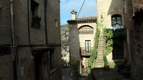 El petit poble de Mura, al Bages