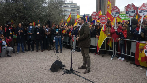 Declaraciones de Abascal a los medios de comunicación