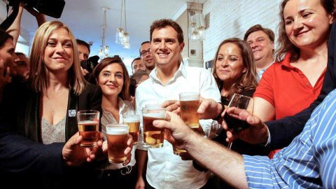 Albert Rivera durante un acto de precampaña en Guadalajara. (PEPE ZAMORA | EFE)