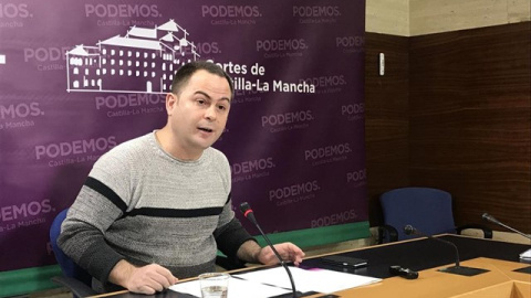 David Llorente, portavoz de Podemos en las Cortes de Castilla-La Mancha /EUROPA PRESS