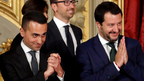 Luigi di Maio (Movimiento 5 Estrellas) y Matteo Salvini (Liga). / REUTERS