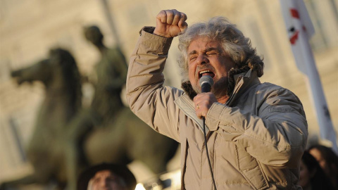 El fundador del Movimiento 5 Estrellas, Beppe Grillo. EUROPA PRESS