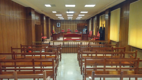 Imagen de una de las salas del Tribunal Militar de Madrid. TMT