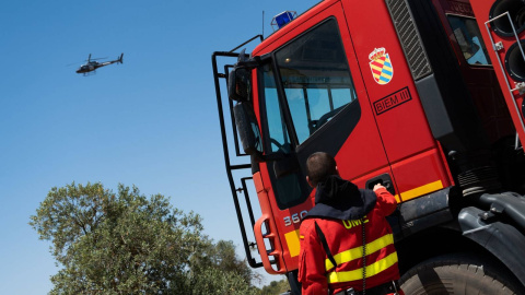 28/07/2019 - La Unidad Militar de Emergencias durante una labor en la Ribera d'Ebre. EFE/ Archivo