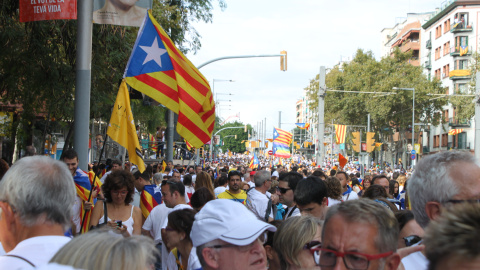 Nuestro reportero Marc Font nos muestra cómo están ahora mismo las calles de Barcelona.