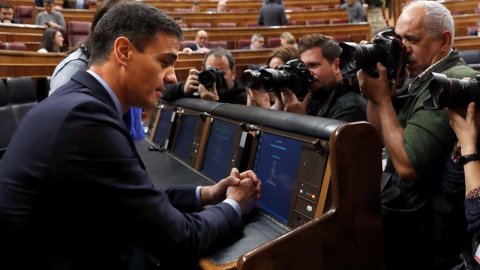 Pedro Sánchez en el Congreso de los Diputados