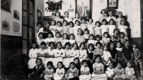 Alumnos en un colegio durante la etapa de la II República.- José Luis Gutierrez, historiador