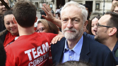 Jeremy Corbyn a su llegada a una conferencia del Partido Laborista en Londres. /EFE