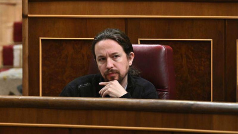 El líder de Unidas Podemos, Pablo Iglesias. (FERNANDO VILLAR | EFE)