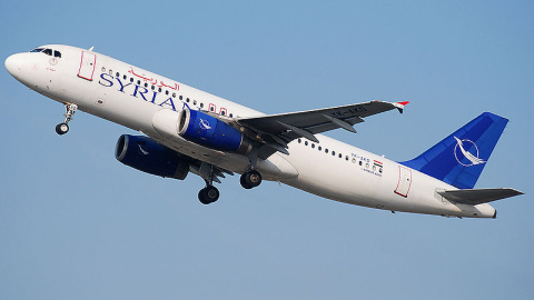 Imagen de un Airbus 320 de Syrian Air. TRAINLER (CC BY 3.0)