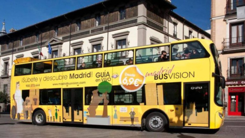 Un autobús de la empresa Busvisión.