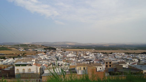 Vista de Gilena desde el parque Blas Infante. De Pablogilena - Trabajo propio, CC BY 3.0, https://commons.wikimedia.org/w/index.php?curid=10373855