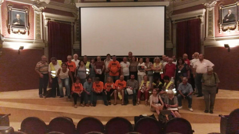 Acto de presentación de la Coordinadora Estatal en Defensa del Sistema Público de pensiones.- CEDSPP